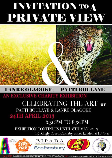  - Celebrating the Art ofPatti Boulaye and Lanre Olagoke small